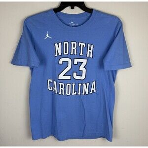 Men’s Nike Jordan North Carolina Michel Jordan Jersey Style  T-Shirt / Medium